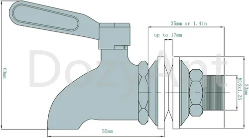 Miniatura 5 de [Actualizado] Despachador de bebidas más duradero, repuesto, acabado pulido de acero inoxidable, repuesto de despachador de agua, compatible
