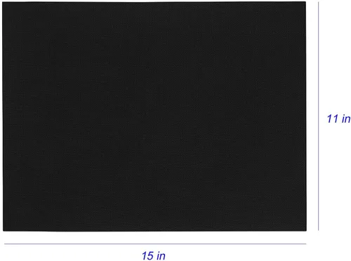 Miniatura 4 de Hoja de suela de goma de reparación de suela de zapato, material de reparación inferior de zapatos, 5/32 pulgadas (0.157 in) de grosor (negro)