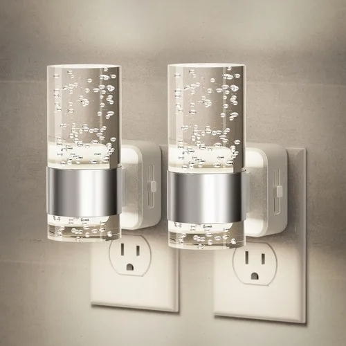 Miniatura 26 de JandCase Luz nocturna, luces nocturnas automáticas enchufables a la pared, luz nocturna LED regulable con brillo ajustable, luces nocturnas