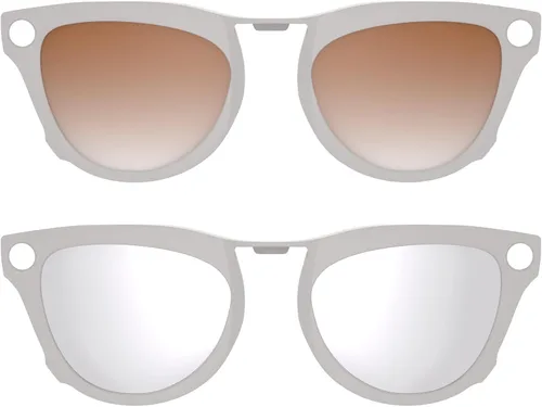 Miniatura 14 de HIBLOKS 4 clips polarizados para Ray-Ban Meta Skyler y Gen 2 (RW4010/RW4014 52-20), clips de decoloración de marco negro para RayBan Skyler protegen