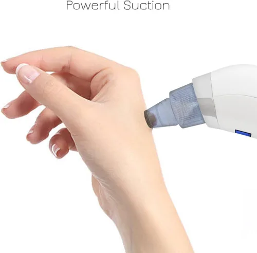 Miniatura 6 de Eliminador de puntos negros para la cara, dermasuction BlueOrchids para eliminación de puntos blancos, ventosa de acné, limpiador de poros al vacío