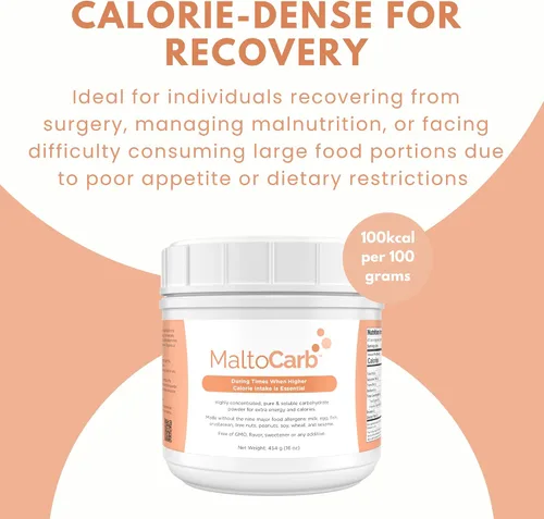 Miniatura 6 de MaltoCarb Maltodextrina en polvo, 16.01 oz Polvo de carbohidratos, energía sostenida, absorción rápida, sin gluten, a base de plantas