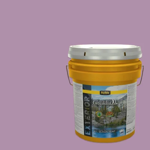 Miniatura 19 de Rodda Paint CASCADIA XL Pintura e imprimación de satén exterior en uno, cuarto de galón, bikini lavanda
