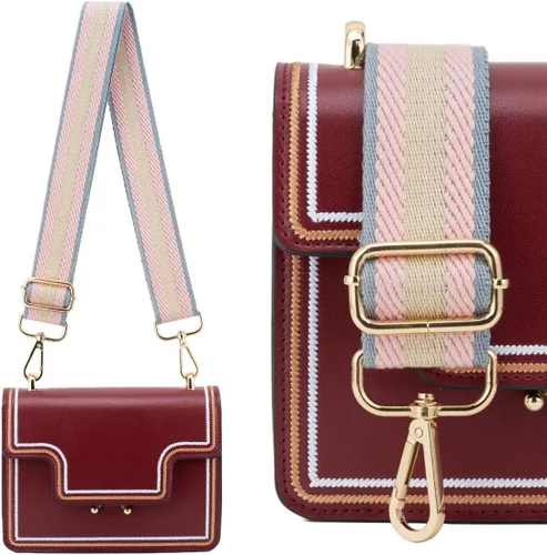 Miniatura 400 de ZOOEASS - Correa de repuesto para cartera, para colgar en el hombro o para cruzar, ancha y ajustable, de lona