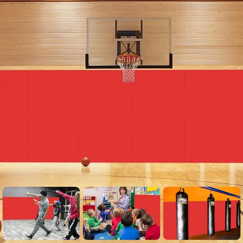 Miniatura 8 de Acolchado de pared para gimnasio, almohadilla de pared para niños, acolchado de pared de 2" de espesor, acolchado de pared para protección de 4