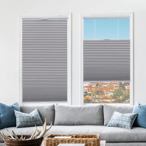 Miniatura 55 de Tonature Persianas Celulares de Tamaño Personalizado para Ventanas Cortinas Blackout sin Cordón Persianas Enrollables Protección UV Aislamiento