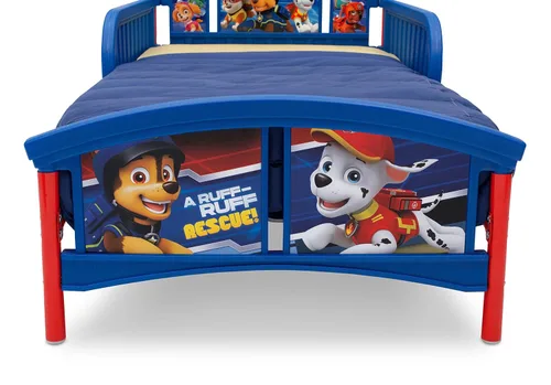 Miniatura 6 de Delta Children Cama para niños pequeños de plástico, Nick Jr. PAW Patrol y Cama para niños pequeños de plástico, Disney/Pixar Cars