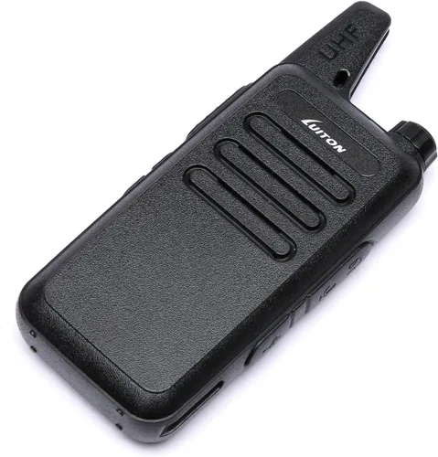 Miniatura 4 de Walkie Talkies LT-316 GMRS Camping al aire libre Senderismo Caza Uhf Mini Walkie Talkies 3 vatios Salida 5-10 millas Rango Micro USB Carga Amateur
