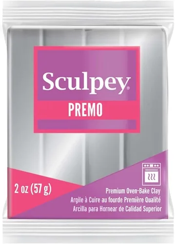 Polyform – Sculpey Premo arcilla polimérica 2 onzas Plata