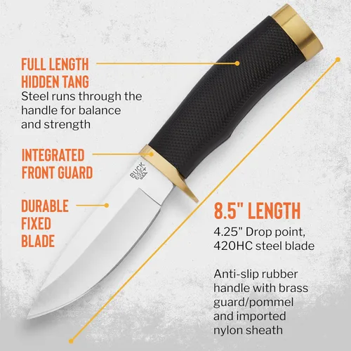 Miniatura 4 de Buck 692BR Vanguard Cuchillo de hoja fija. Negro