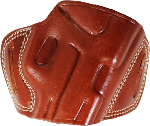 YT HOBBY Funda para pistola de cuero hecha a mano con deslizamiento rápido en la cintura OWB Marrón - mano derecha