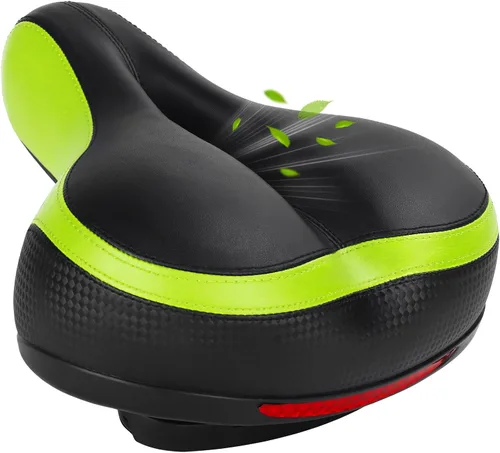 TONBUX Wide Bike Seat for for Men & Women, 6cm Padding Comfortable Peloton Bike Seat Cushion, Large Bicycle Seat for Peloton Bikes, Stationary