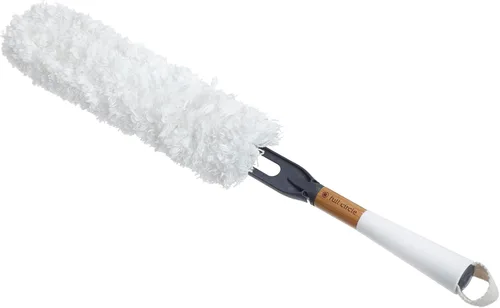 Miniatura 2 de Full Circle Dust Whisperer - Plumero de microfibra, lavable a máquina, para ventiladores de techo, persianas, muebles, color blanco