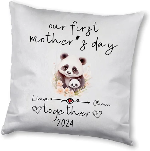 Miniatura 15 de Mother's Day Panda, Personalised Pillow Case Decor for Home, Present for Mom, Grandmother, for Her