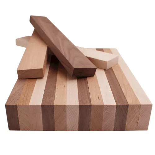 Barrington Hardwoods Paquete variado doméstico 5 tablas de nogal, 5 arces y 5 cerezas, 3/4 pulgadas x 2 pulgadas (15 piezas) (3/4 x 2 x 24 pulgadas)