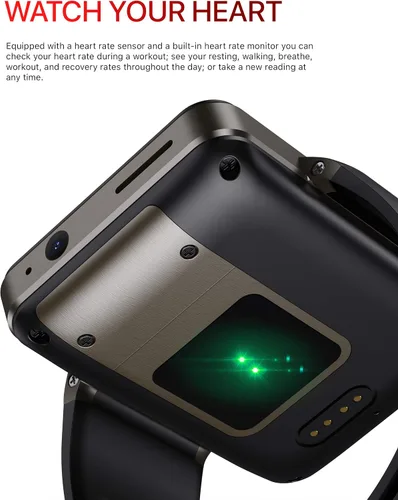 Miniatura 5 de DM101 4G - Reloj inteligente para hombres pantalla de 241 pulgadas Android 71 1 GB RAM 16 GB ROM 2080 mAh reloj con identificación facial cámara