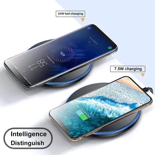 Miniatura 6 de Cargador inalámbrico rápido, almohadilla de carga inalámbrica máxima de 20 W compatible con iPhone 17/17 Pro/Pro Max/16/15/14/13/12, AirPods
