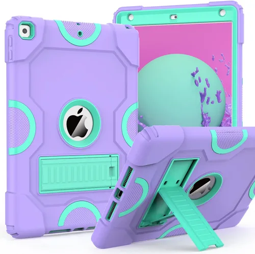 Miniatura 19 de ZoneFoker - Funda para iPad de 9.ª generación, funda para iPad de 8.ª y 7.ª generación, funda para iPad de 10.2 pulgadas 2021/2020/2019, funda Negro