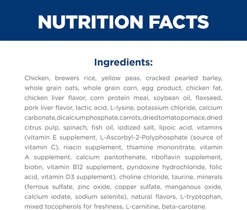 Miniatura 6 de Hill's Science Diet Senior Vitality, Nutrición Premium para Perros Mayores de Razas Pequeñas y Mini, Comida Seca para Perros, Pollo y Arroz, Bolsa