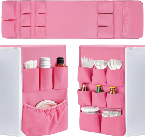 Miniatura 8 de Mini organizador extendido para nevera, 55 x 13 pulgadas, organizador de almacenamiento para el regreso a la escuela, dormitorio y oficina, sobre