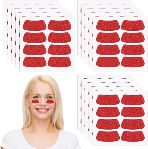 Miniatura 13 de Cholemy 120 pares de calcomanías negras de ojo a granel, calcomanías con purpurina de béisbol, fútbol, sóftbol, fiesta, accesorios para el día