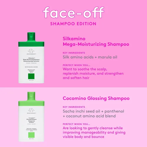 Miniatura 5 de Drunk Elephant Silkamino Mega-Champú hidratante - 8.1 fl oz/8 fl oz - Aminoácidos de seda - Clínica limpia - Sin sulfatos - Libre de crueldad