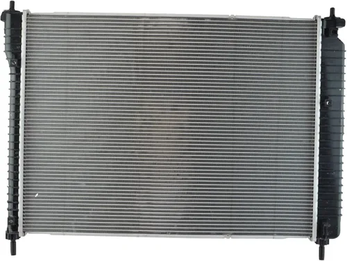Miniatura 4 de TRQ Radiador de 1 fila de núcleo de aluminio de 26.5 pulgadas de ancho de núcleo compatible con Chevrolet Captiva Sport 2012-2015 Saturn Vue
