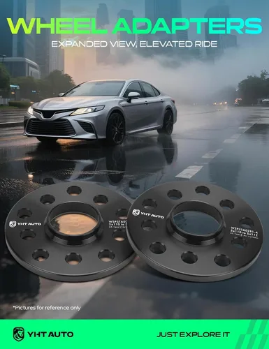 Miniatura 2 de YHTAUTO adaptadores para ruedas con buje céntrico de 5x100/5x112mm, 10 mm, compatibles con modelos Audi, Volkswagen, A4, TT, Jetta, Passat