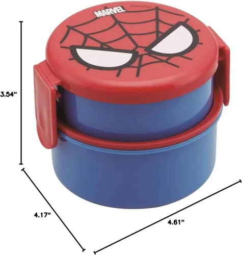 Miniatura 11 de Fiambrera redonda Spider-Man ONWR1 de dos etapas (importación de Japón) por Skater