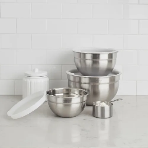 Miniatura 7 de Cuisinart Juego de tazones para mezclar, acero inoxidable, 3 piezas, CTG-00-SMB