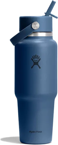 Miniatura 47 de Hydro Flask Botella de agua de viaje – Acero inoxidable aislado – Tapa ancha con pitillo, antiderrames, a prueba de fugas en 24 oz Trillium Pink