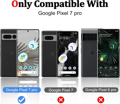 Miniatura 5 de Paquete de 3 protectores de pantalla para Google Pixel 7 Pro, protector de pantalla de TPU suave (no vidrio), antiarañazos, alta definición, sin