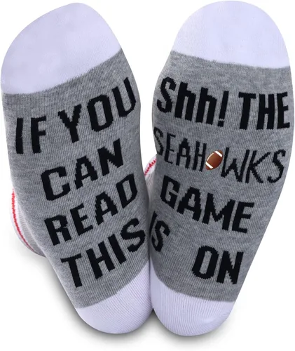 Regalo de fútbol americano regalo divertido de cumpleaños calcetines de fútbol novedosos talla única