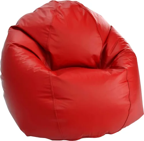 Miniatura 23 de Puf grande de vinilo marino – Puf impermeable para barcos y piscinas – con cuentas de poliestireno y silla rellena de espuma CertiPUR para adultos
