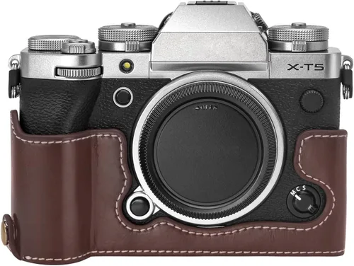 Miniatura 9 de Rieibi Fuji XT5 - Funda de piel sintética para cámara digital Fujifilm X-T5, color negro