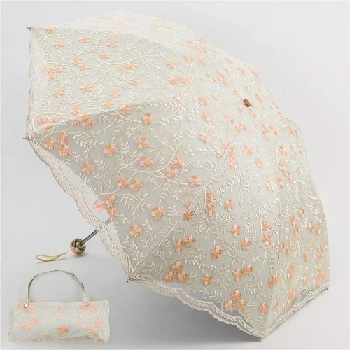 Miniatura 91 de Honeystore - Parasoles de encaje de flores para fiesta de boda, paraguas nupcial de encaje