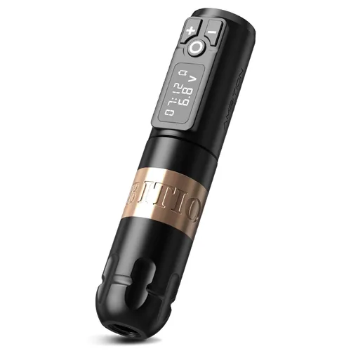 Miniatura 18 de Ambition Soldier - Bolígrafo rotativo de batería para tatuajes con cartucho, máquina de tatuaje con motor sin núcleo de 2400 mAh, fuente