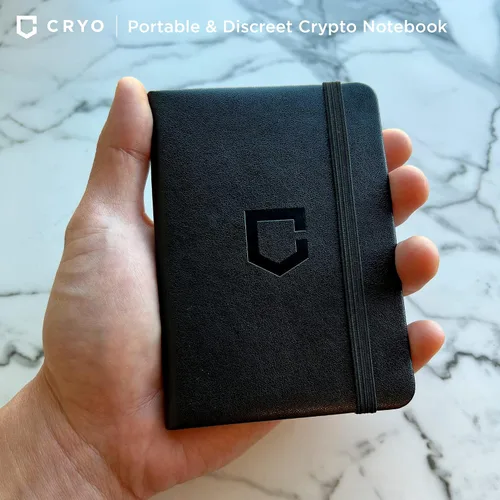 Miniatura 5 de CRYO Cuaderno de almacenamiento de frases criptográficas – Impermeable Bitcoin Recovery Phrase Crypto Password Keeper – 12 a 24 Word Cold Wallet
