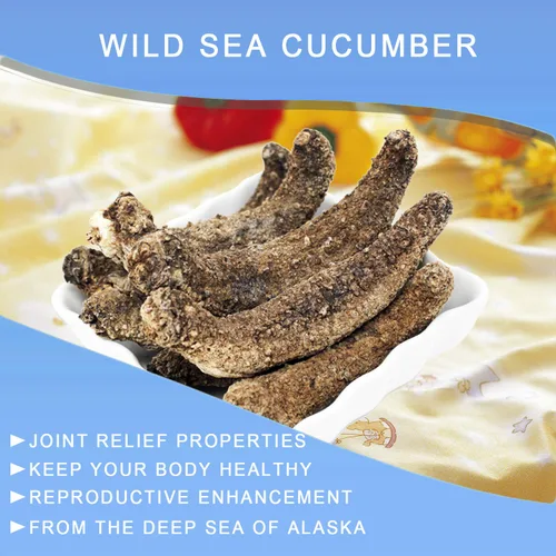 Miniatura 6 de DOL Wild Alaska Red Sea Pepino 9-12pcs 7-9 años 9-12 (pepino de mar seco)- en caja grande 8oz/caja Caja Grande-8 onzas