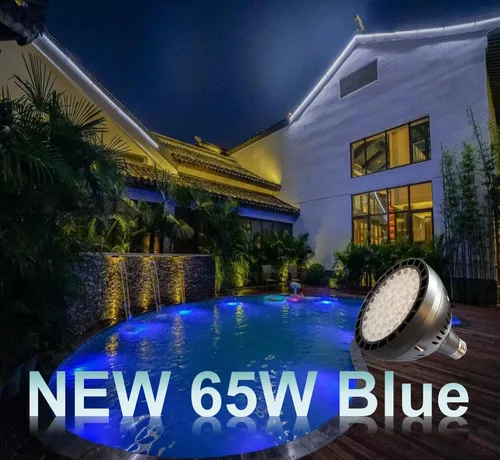 Miniatura 2 de Luz LED para piscina - Azul 65W, 120V, reemplazo, bombilla de piscina