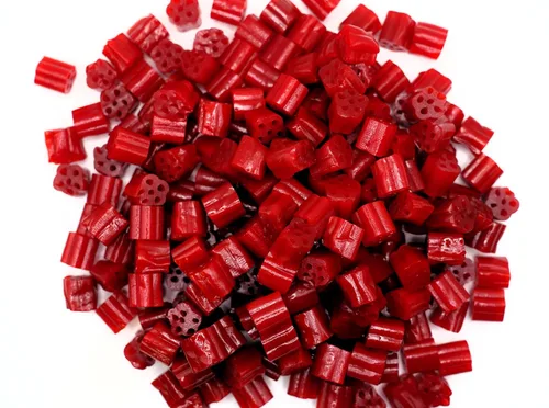 Miniatura 4 de Bocados de regaliz de cereza – 1 libra de masticables frescos y deliciosos masticables de regaliz rojo (paquete de 2)
