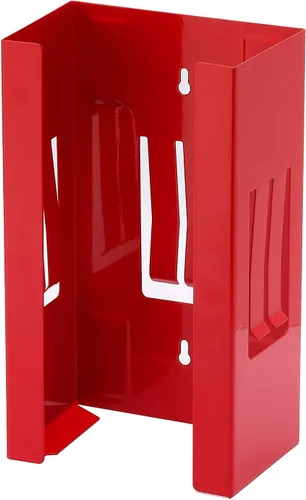 EMENTOL Soporte magnético para dispensador de guantes/pañuelos, soporte de pared para dispensador de guantes rojos, montaje en caja de herramientas