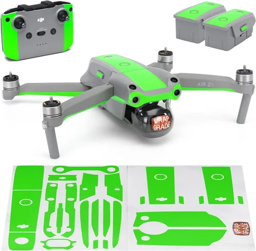 Miniatura 19 de WRAPGRADE Funda compatible con DJI Air 2S Color de acento B (Airforce Silver)