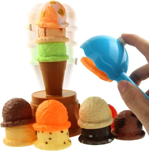 Miniatura 3 de Juego de equilibro con torre de helados con cucharón para niños