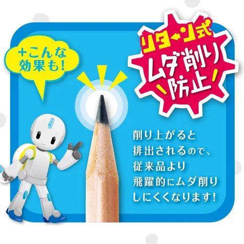 Miniatura 4 de Sonic EK-4297-T Sacapuntas, manual de retorno Togar, transparente