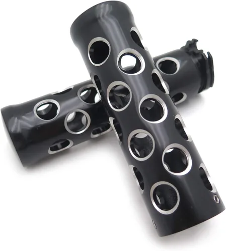 Miniatura 7 de Agujero hueco forma 7/8" empuñaduras compatibles con Nomad Drifter Vulcan 1600 2000 Negro [B00YWBW23Q]