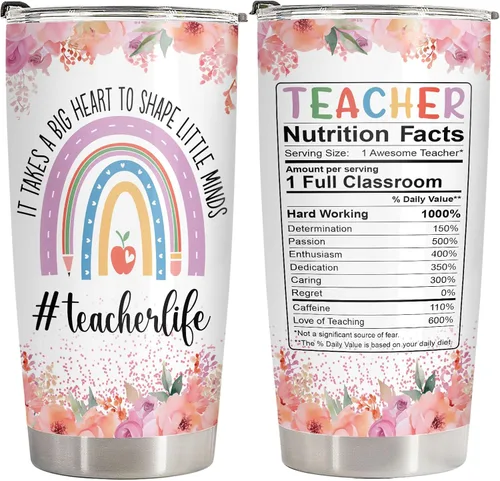 Miniatura 28 de 34HD Vaso dorado de 20 onzas – Thank You for Being a Friend – Taza de acero inoxidable aislada al vacío de doble pared – Mantiene las bebidas