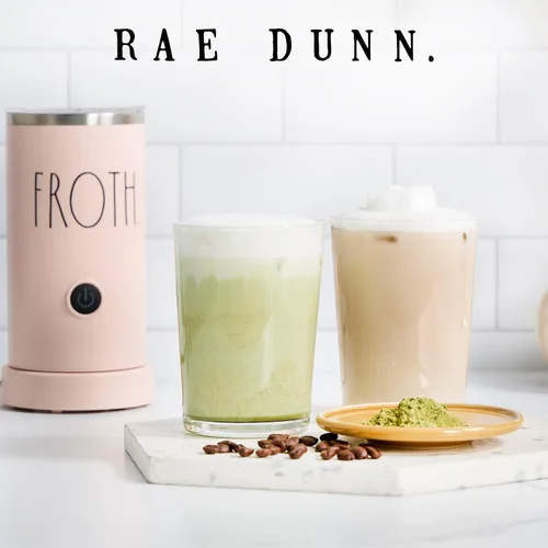 Miniatura 6 de Rae Dunn Espumador de Leche Eléctrico y Vaporizador - Elegante Vaporizador Automático y Espumador de Leche, Calentador de Leche