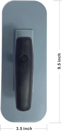 Miniatura 4 de Hanroy Llana de plástico con mango negro cómodo, incluye llanas de acabado de 8,9 x 24,1 cm, montaje ligero, extremo redondo, adecuada para raspar