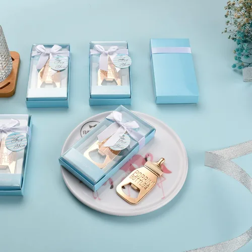 Miniatura 8 de 12 abrebotellas, recuerdo de baby shower para invitados, abrebiberones de oro rosa, regalos de boda, regalos de baby shower, regalo para invitados